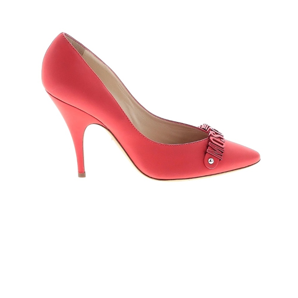 Moschino Red Suede 4" Stilletto EU 39.5